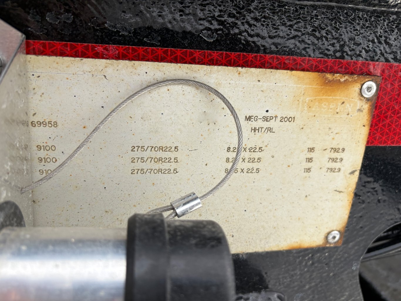 2002 Aspen Heavy Haul Double Drop RG60 Trailer Lowbed Jeep and Booster #9502 AS