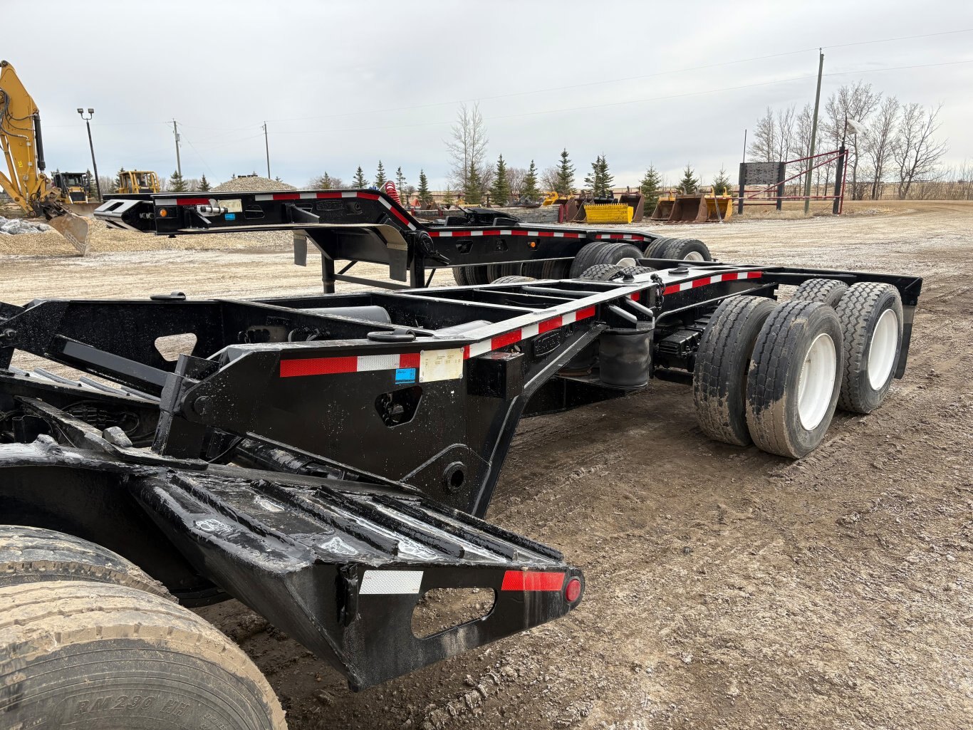 2002 Aspen Heavy Haul Double Drop RG60 Trailer Lowbed Jeep and Booster #9502 AS