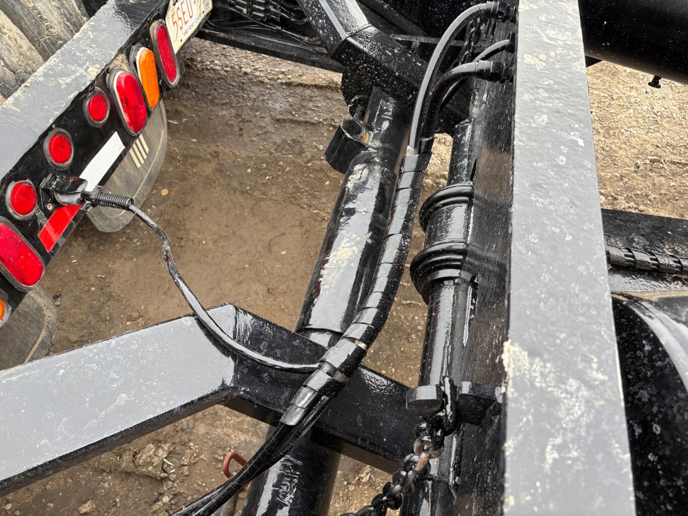 2002 Aspen Heavy Haul Double Drop RG60 Trailer Lowbed Jeep and Booster #9502 AS