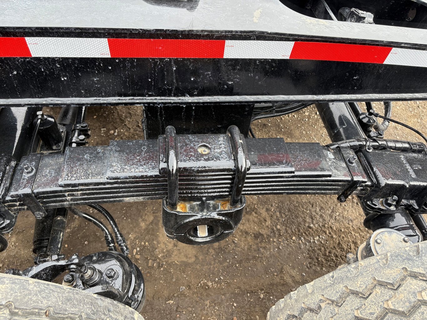 2002 Aspen Heavy Haul Double Drop RG60 Trailer Lowbed Jeep and Booster #9502 AS