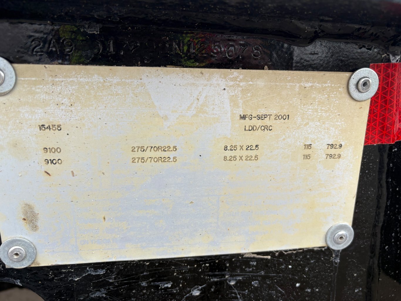 2002 Aspen Heavy Haul Double Drop RG60 Trailer Lowbed Jeep and Booster #9502 AS