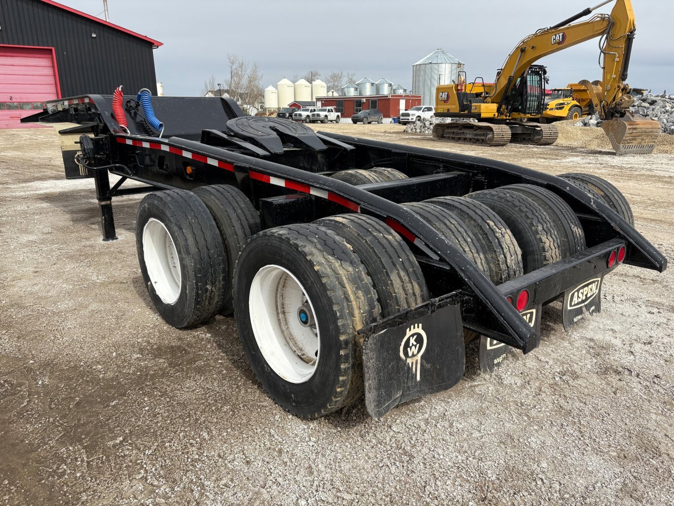 2002 Aspen Heavy Haul Double Drop RG60 Trailer Lowbed Jeep and Booster #9502 AS