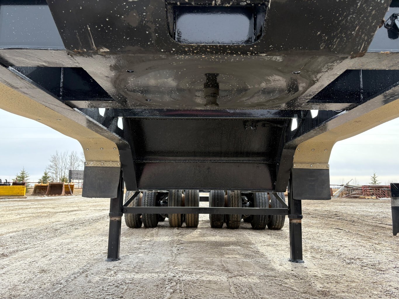 2002 Aspen Heavy Haul Double Drop RG60 Trailer Lowbed Jeep and Booster #9502 AS