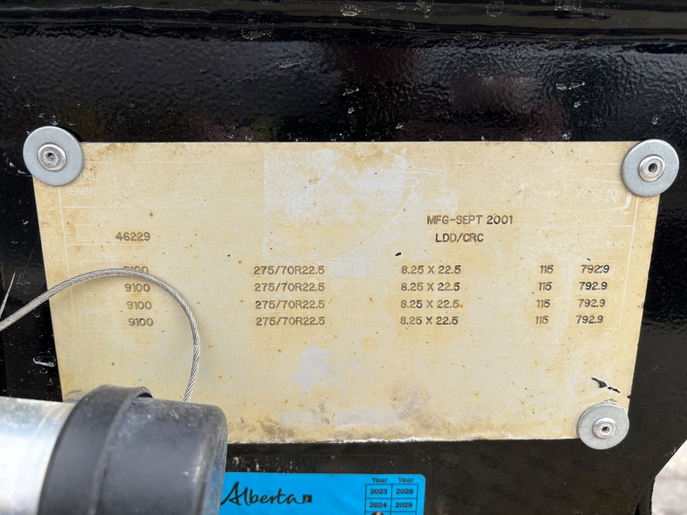 2002 Aspen Heavy Haul Double Drop RG60 Trailer Lowbed Jeep and Booster #9502 AS