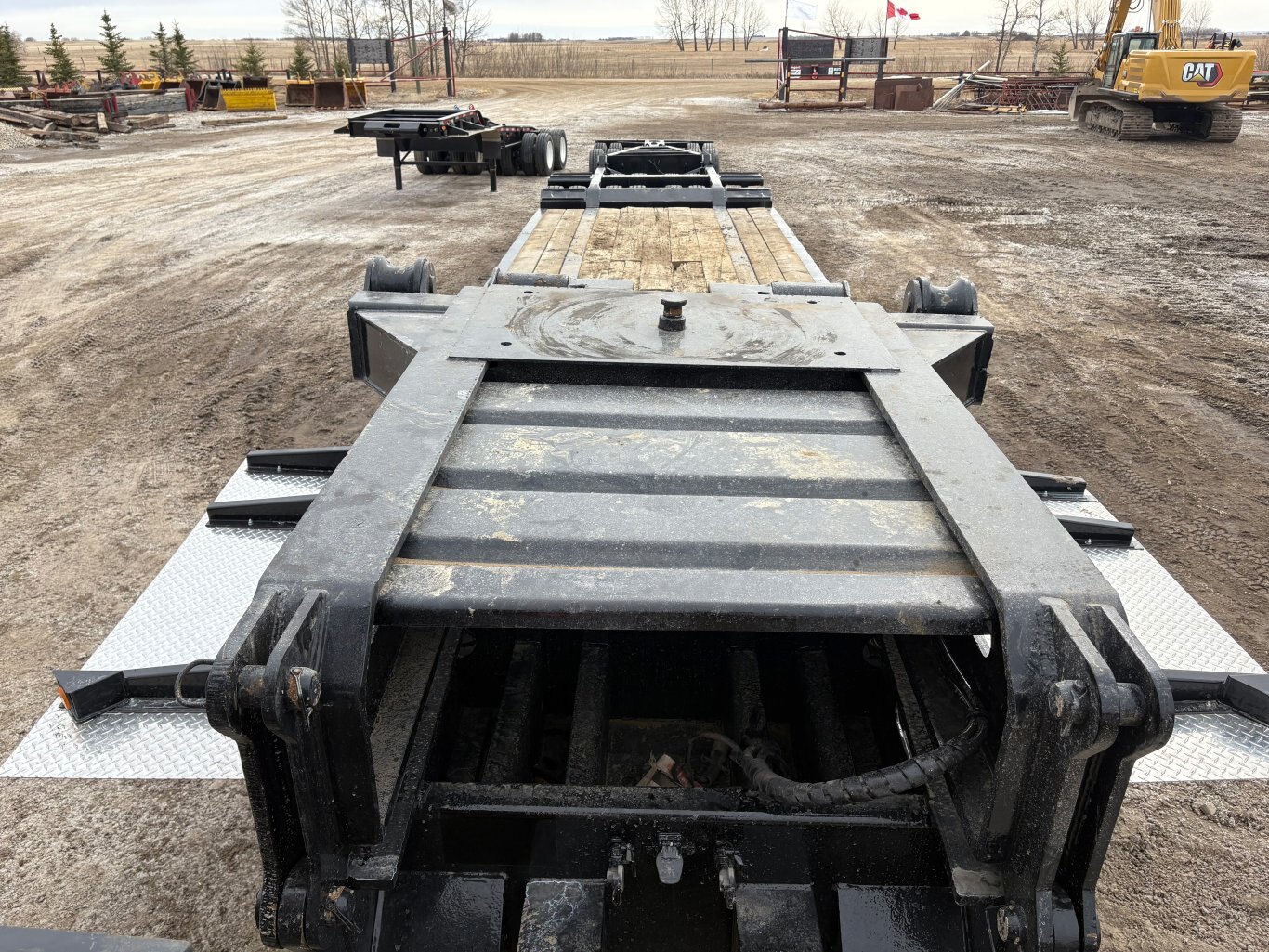 2002 Aspen Heavy Haul Double Drop RG60 Trailer Lowbed Jeep and Booster #9502 AS