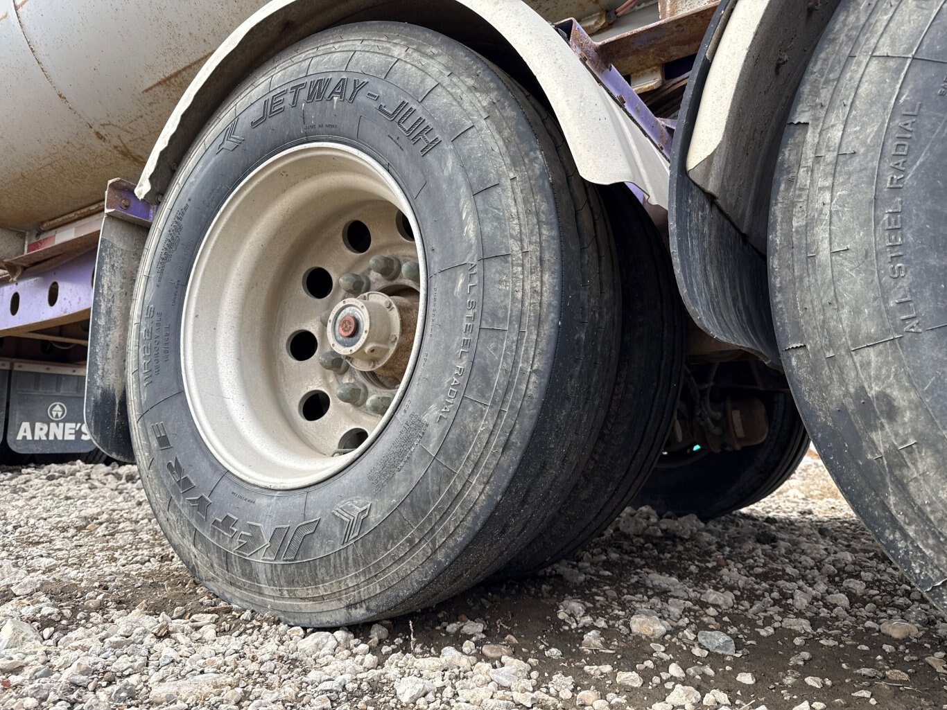 2007 Arnes 440 Quad Wagon End Dump Trailer #9529 JA