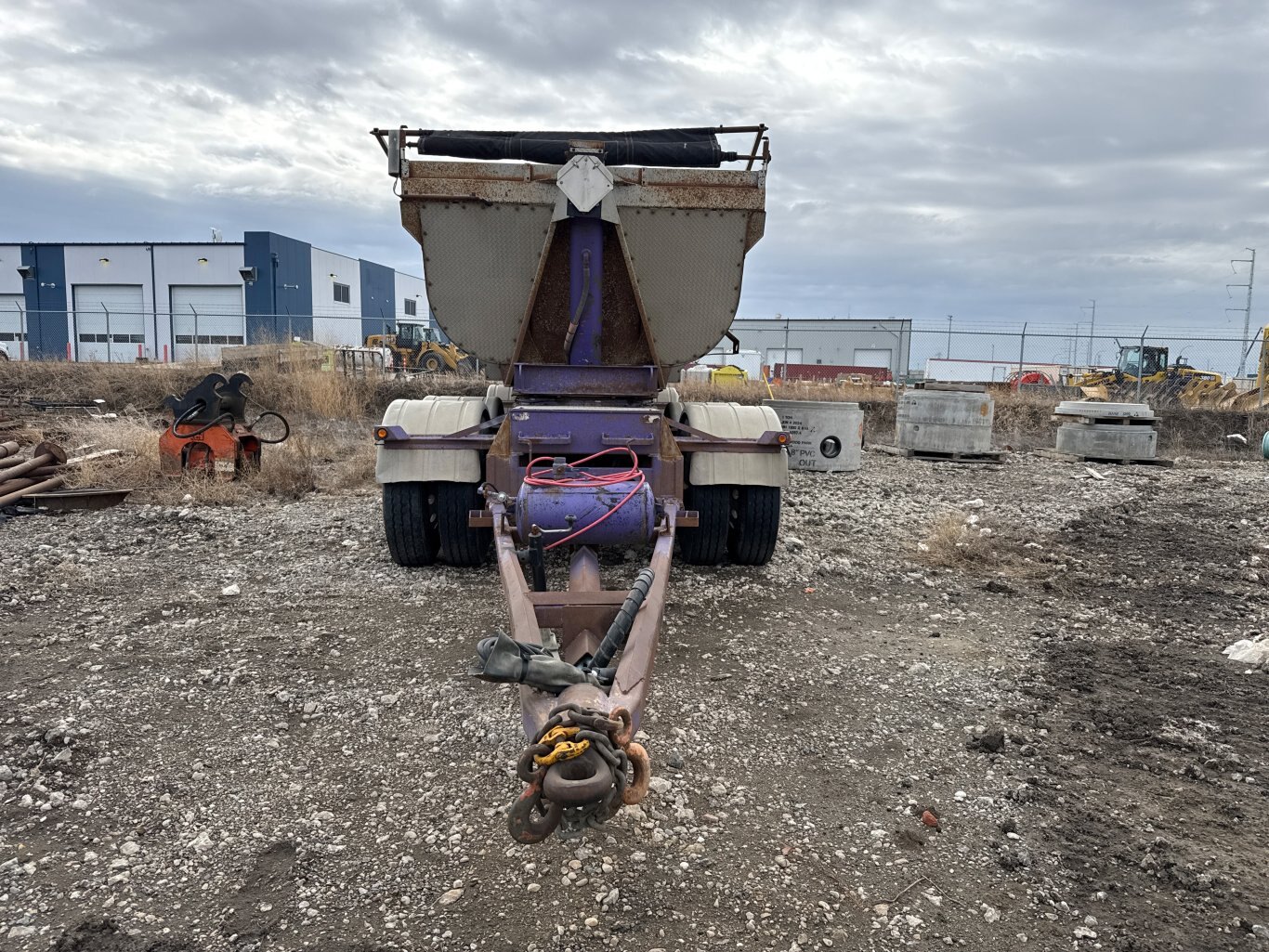 2007 Arnes 440 Quad Wagon End Dump Trailer #9529 JA