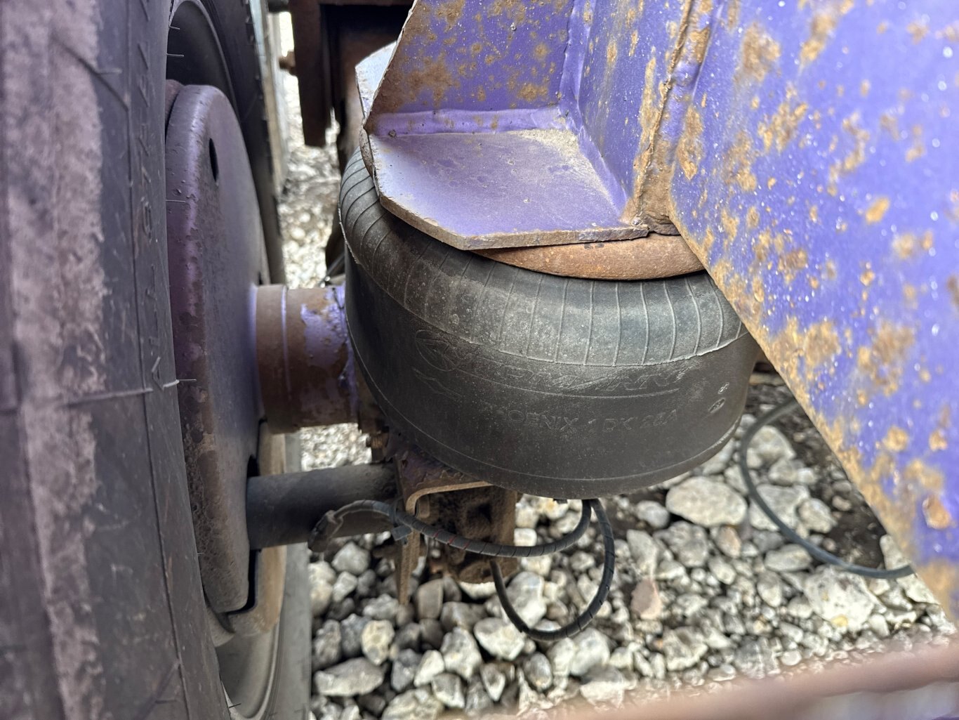 2007 Arnes 440 Quad Wagon End Dump Trailer #9529 JA