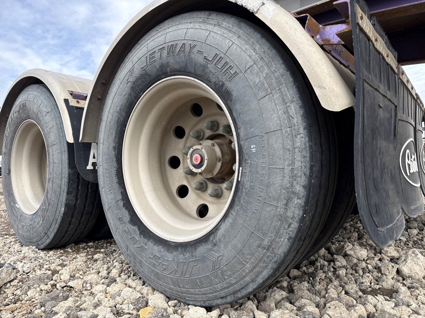 2007 Arnes 440 Quad Wagon End Dump Trailer #9529 JA