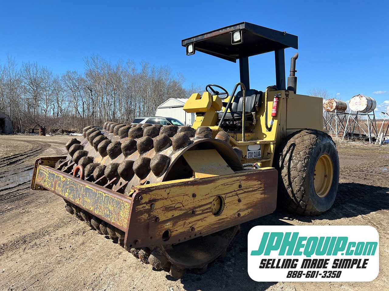 1990 Caterpillar CP 563 Padfoot Compactor / CP563 #9571 BP