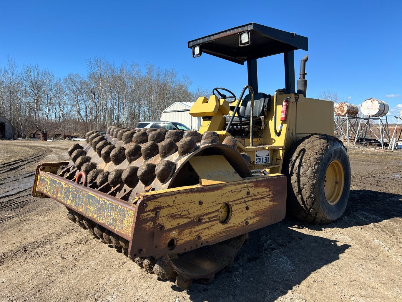 1990 Caterpillar CP 563 Padfoot Compactor / CP563 #9571 BP