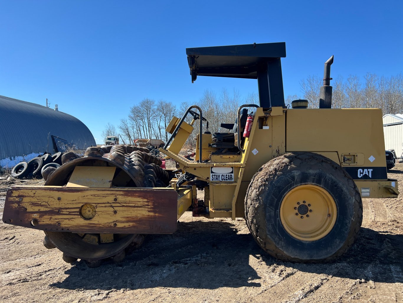 1990 Caterpillar CP 563 Padfoot Compactor / CP563 #9571 BP