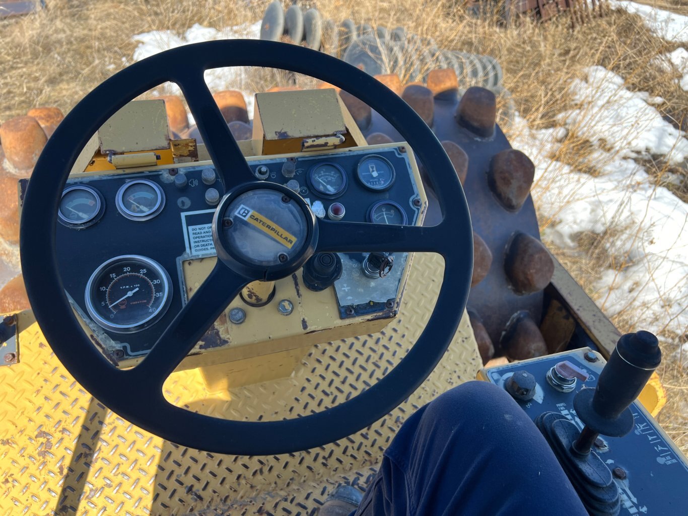 1990 Caterpillar CP 563 Padfoot Compactor / CP563 #9571 BP