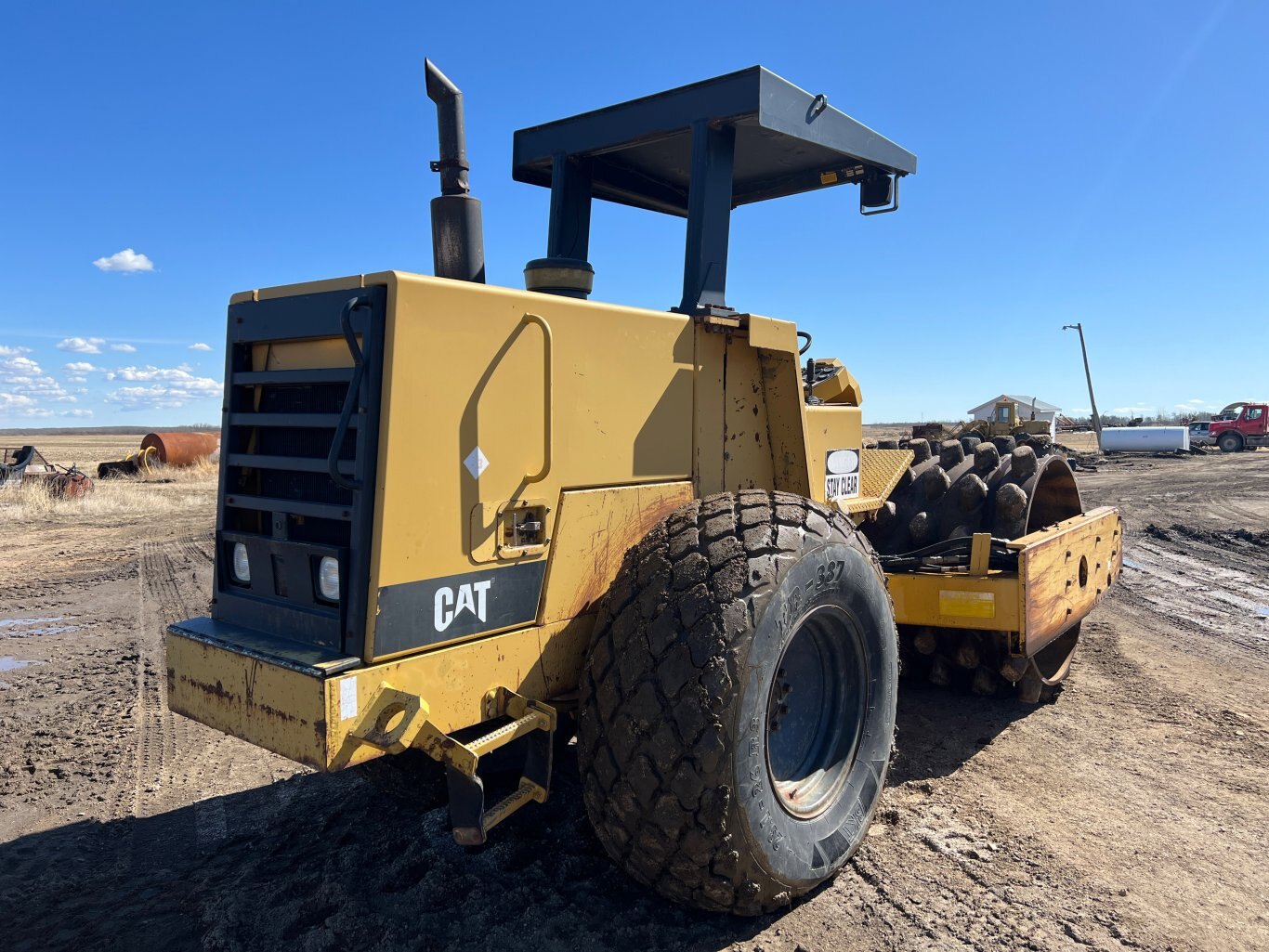 1990 Caterpillar CP 563 Padfoot Compactor / CP563 #9571 BP