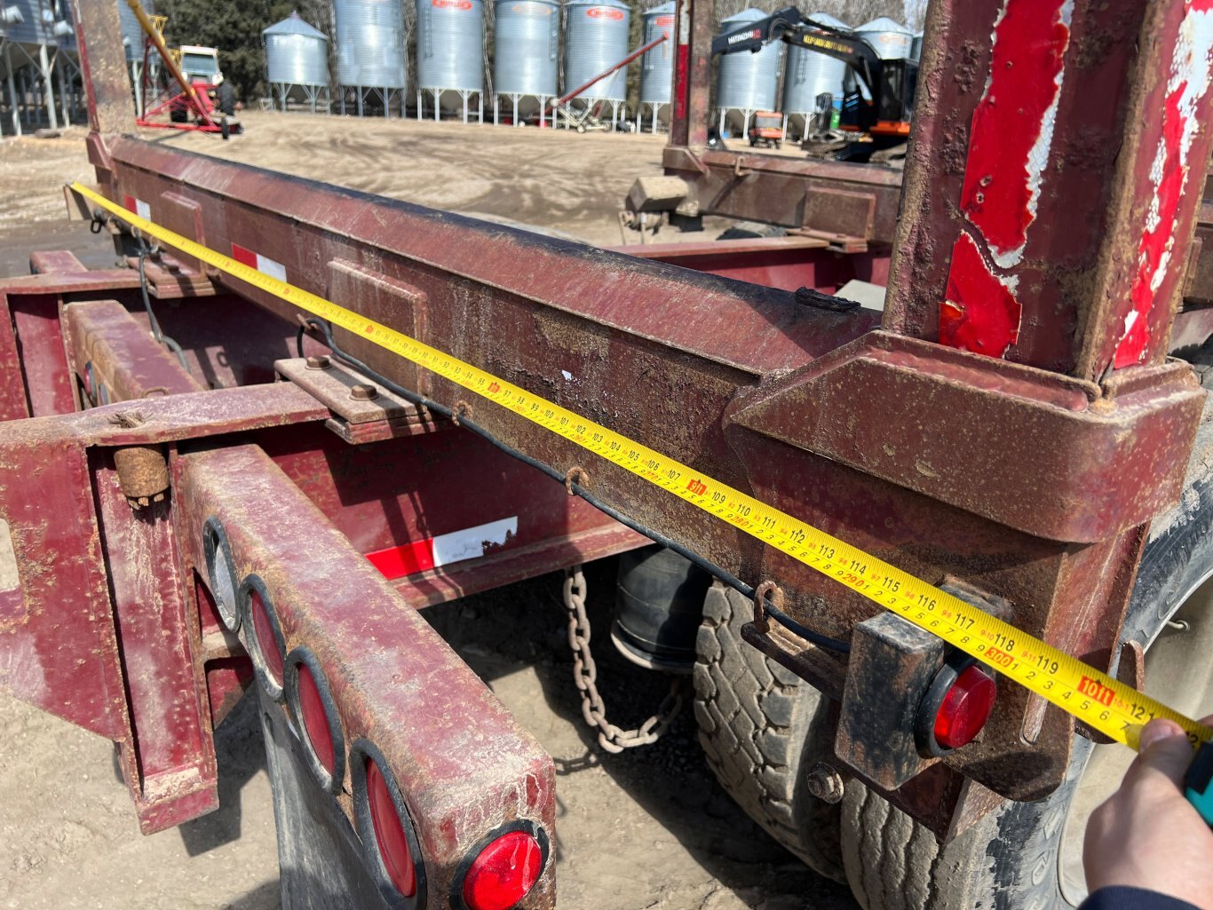 2000 Peerless Forestry Trailer 48ft Logging Trailer • Model: SW 48 54 3A #9576 BP