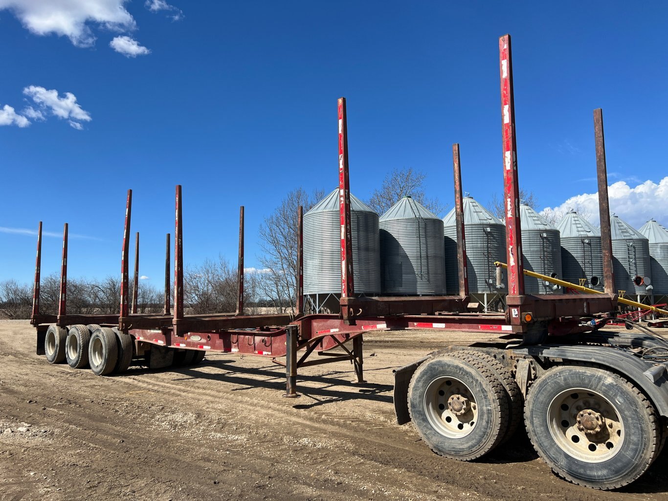 2000 Peerless Forestry Trailer 48ft Logging Trailer • Model: SW 48 54 3A #9576 BP