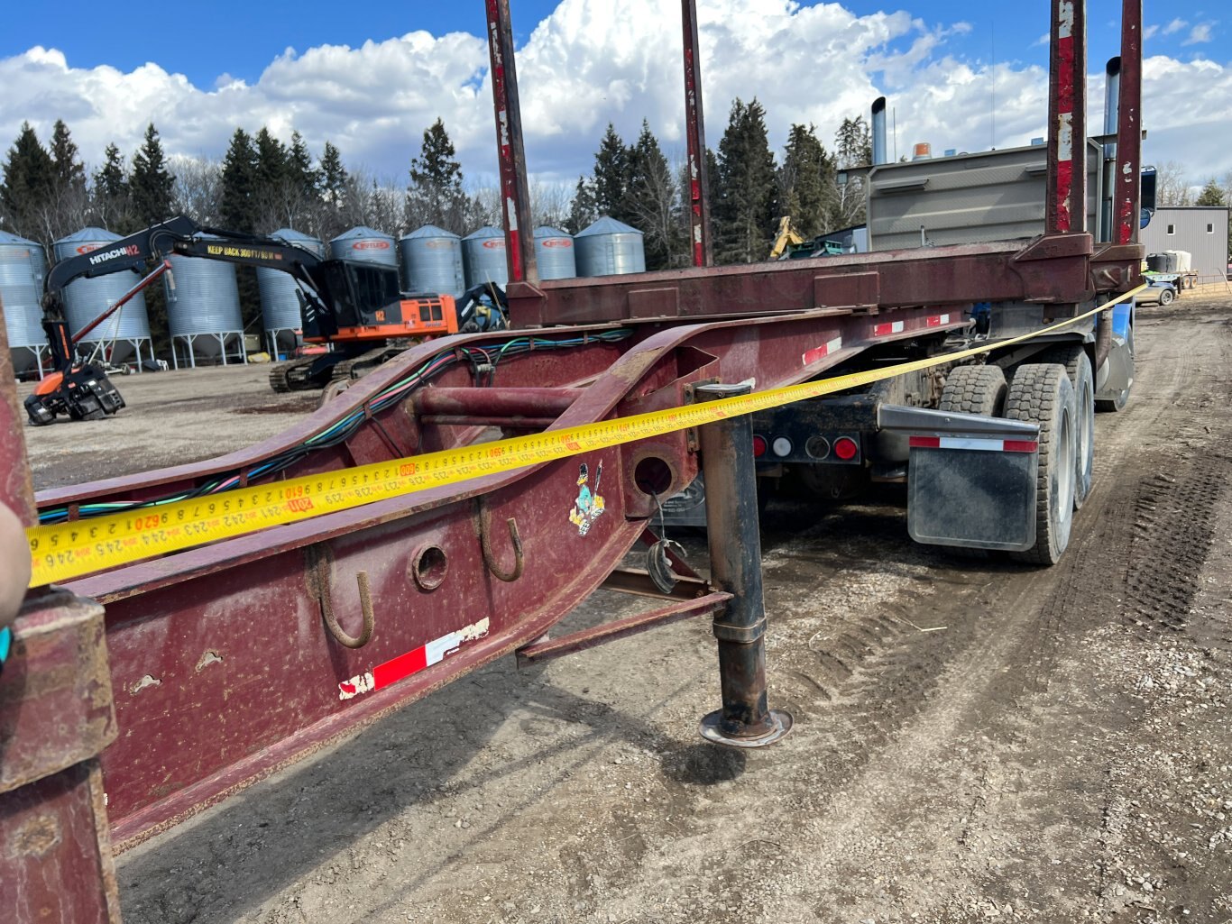 2000 Peerless Forestry Trailer 48ft Logging Trailer • Model: SW 48 54 3A #9576 BP