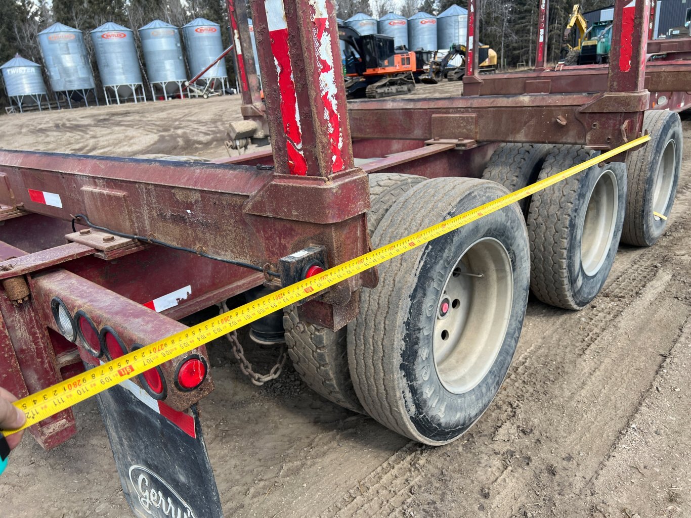 2000 Peerless Forestry Trailer 48ft Logging Trailer • Model: SW 48 54 3A #9576 BP