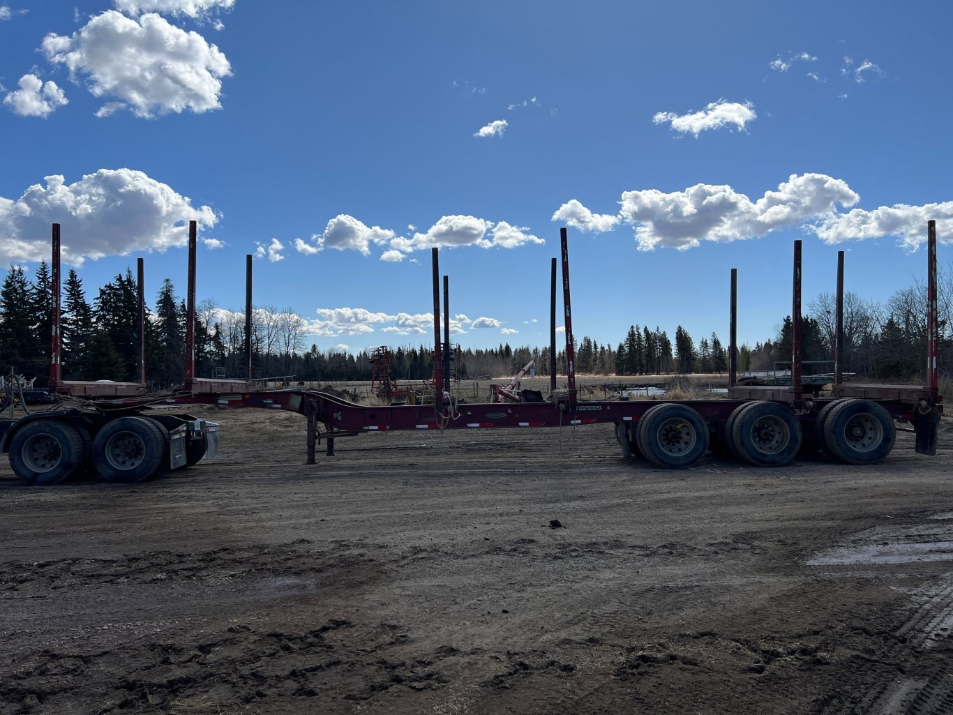 2000 Peerless Forestry Trailer 48ft Logging Trailer • Model: SW 48 54 3A #9576 BP