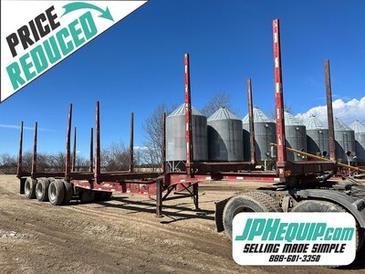 2000 Peerless Forestry Trailer 48ft - Logging Trailer • Model: SW-48-54-3A #9576 BP