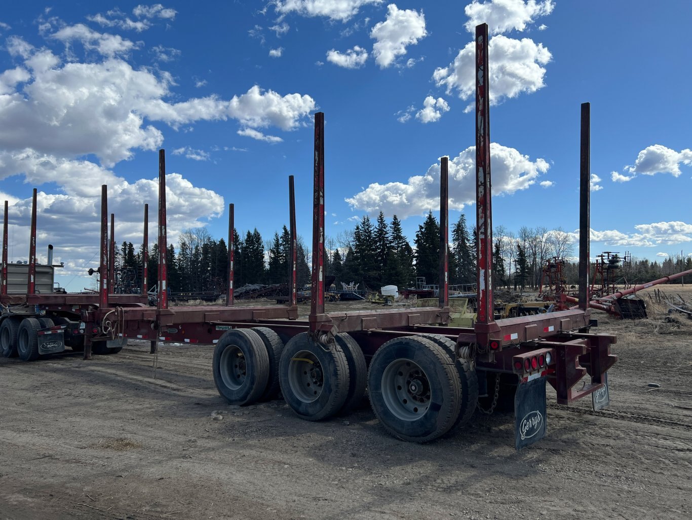 2000 Peerless Forestry Trailer 48ft Logging Trailer • Model: SW 48 54 3A #9576 BP