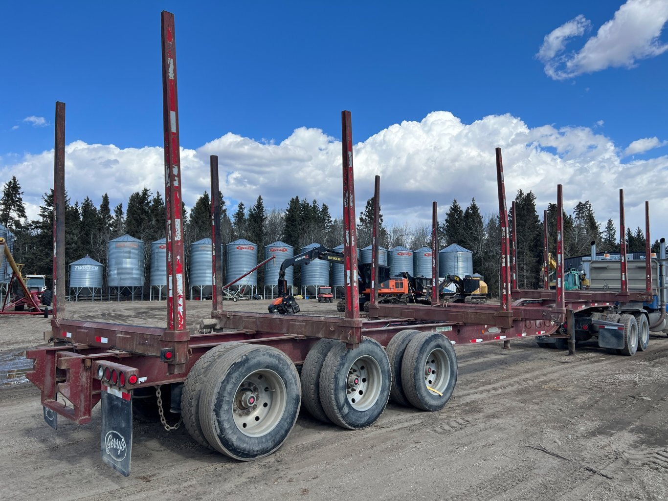 2000 Peerless Forestry Trailer 48ft Logging Trailer • Model: SW 48 54 3A #9576 BP