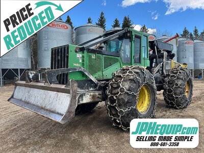 2007 Deere 748H Skidder #9579 BP