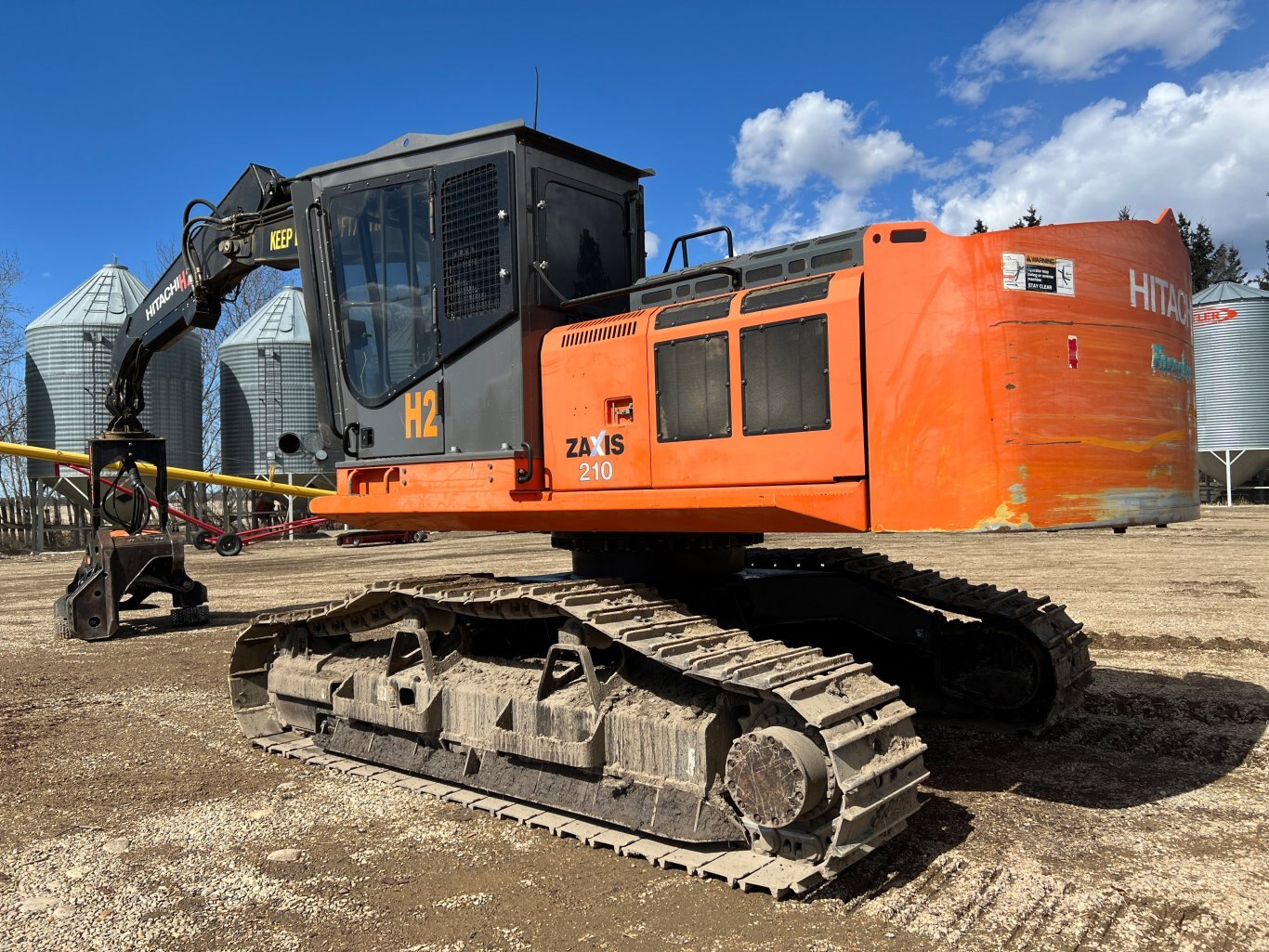 2013 Hitachi ZX210F 3 H2 Processor with Southstar QS500 Harvester #9580 BP