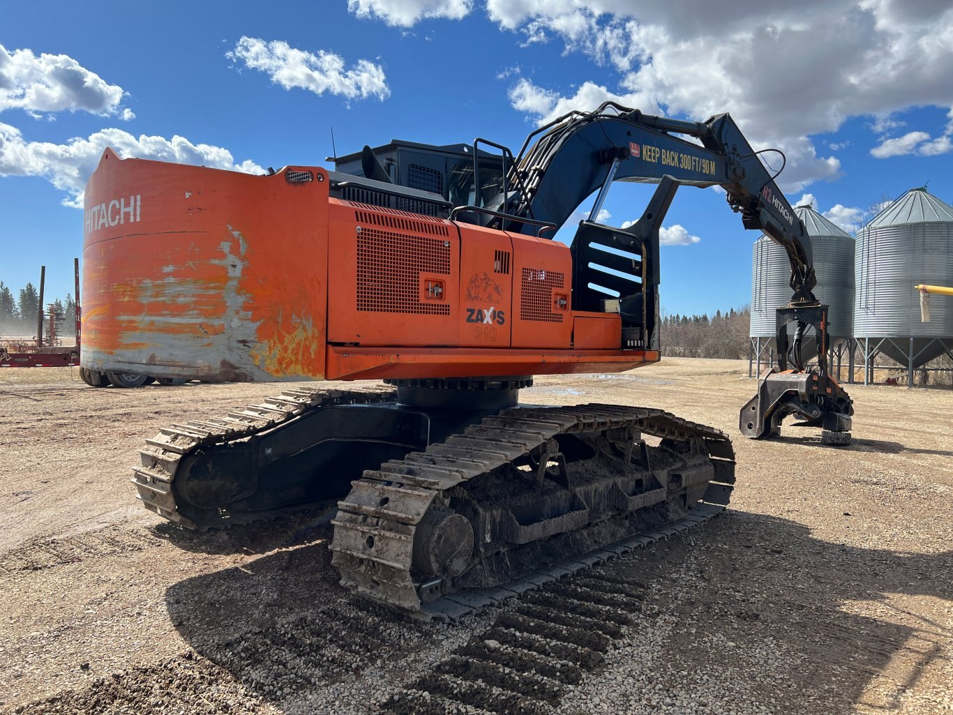 2013 Hitachi ZX210F 3 H2 Processor with Southstar QS500 Harvester #9580 BP