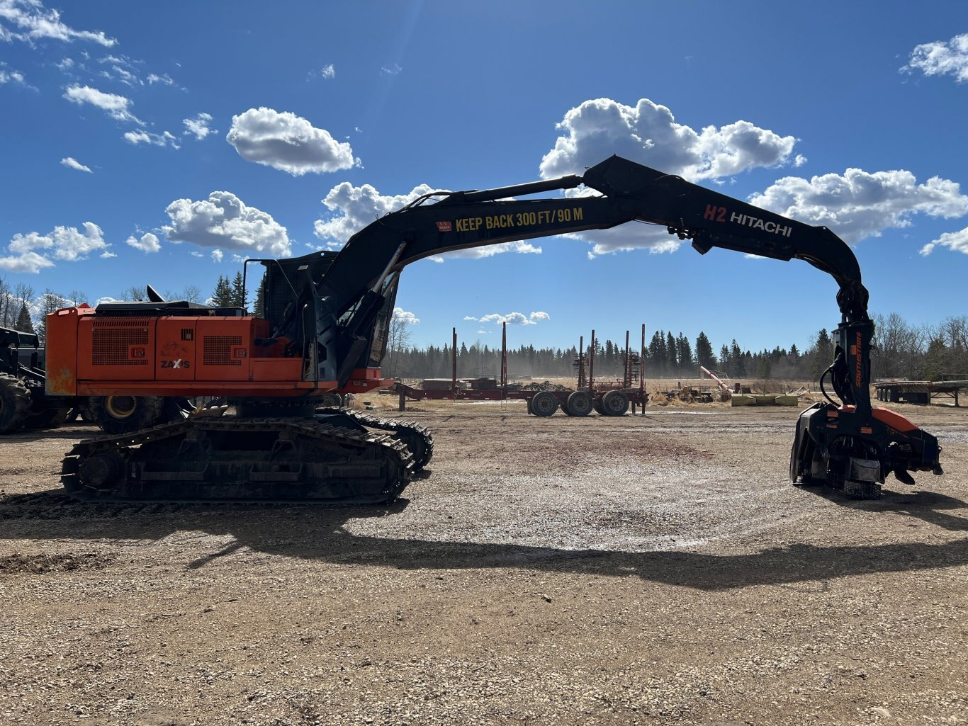 2013 Hitachi ZX210F 3 H2 Processor with Southstar QS500 Harvester #9580 BP