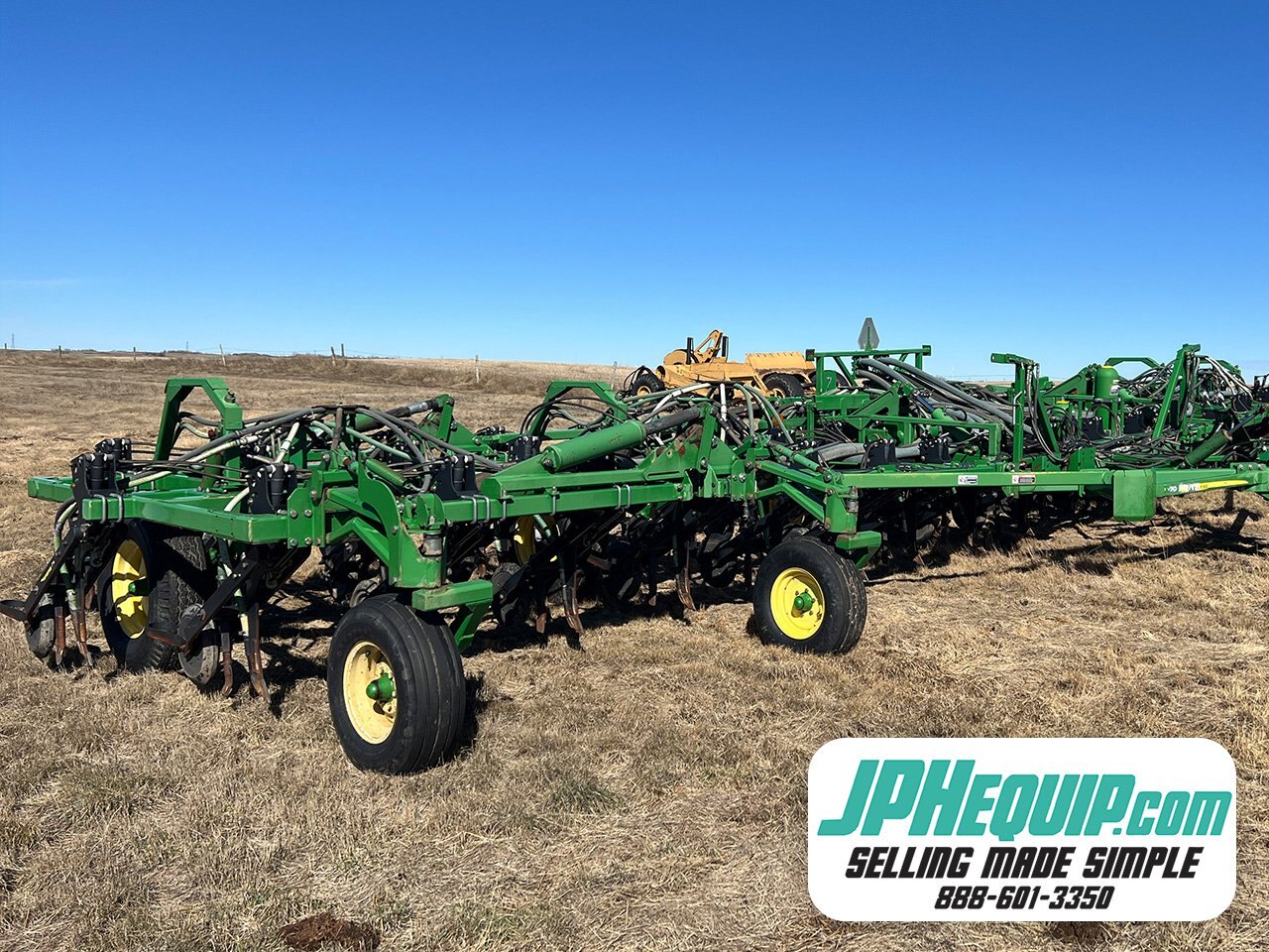 2009 John Deere 1870 Seed Drill 46ft / Air Hoe Drill #9583 BP