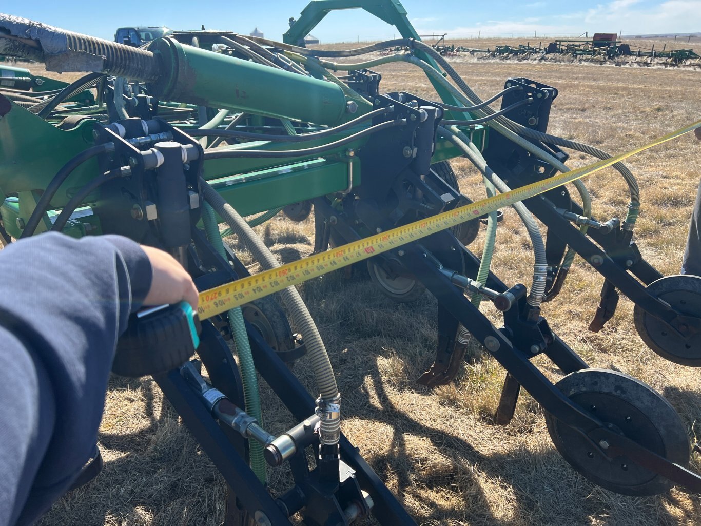 2009 John Deere 1870 Seed Drill 46ft / Air Hoe Drill #9583 BP