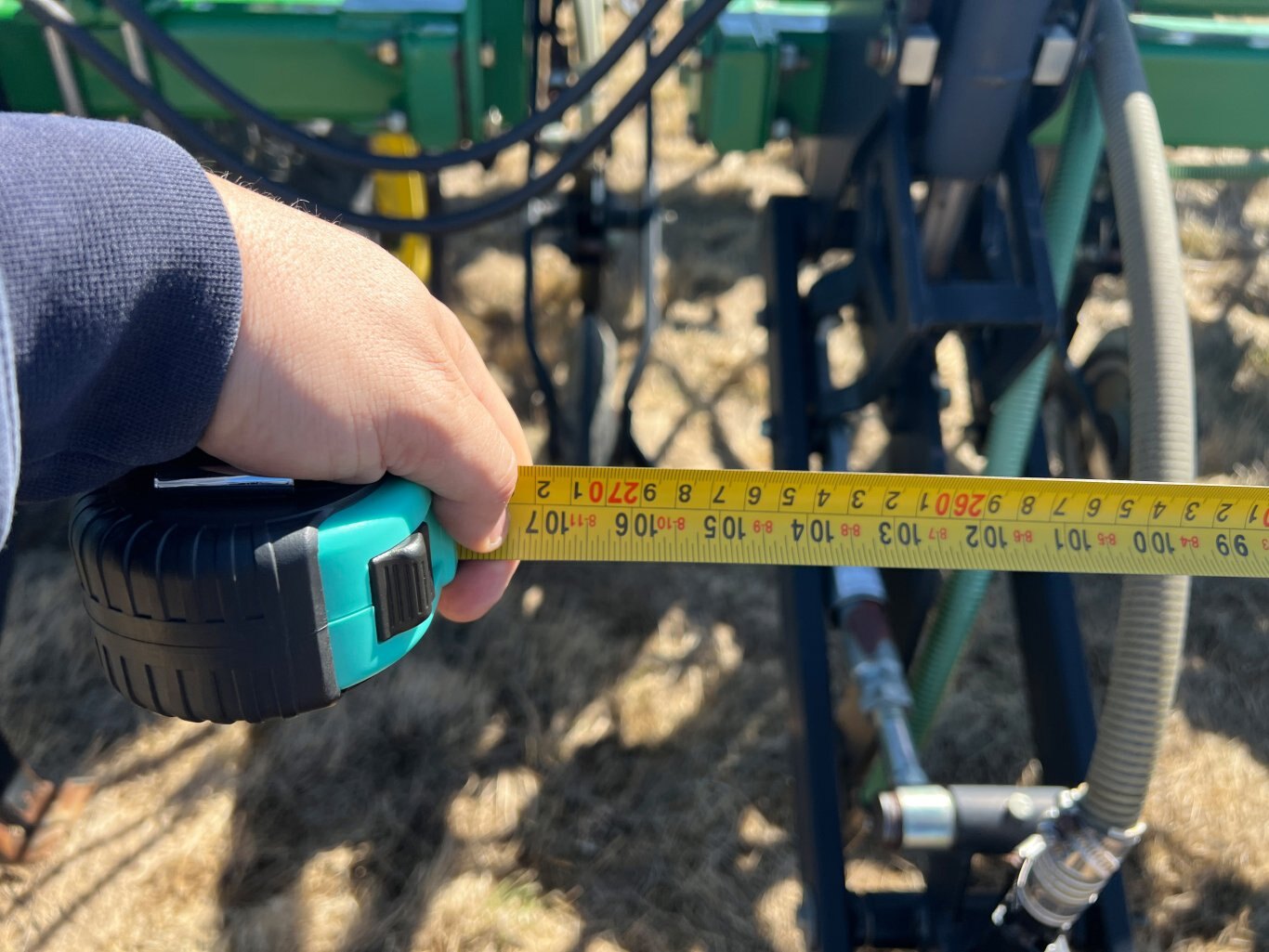 2009 John Deere 1870 Seed Drill 46ft / Air Hoe Drill #9583 BP