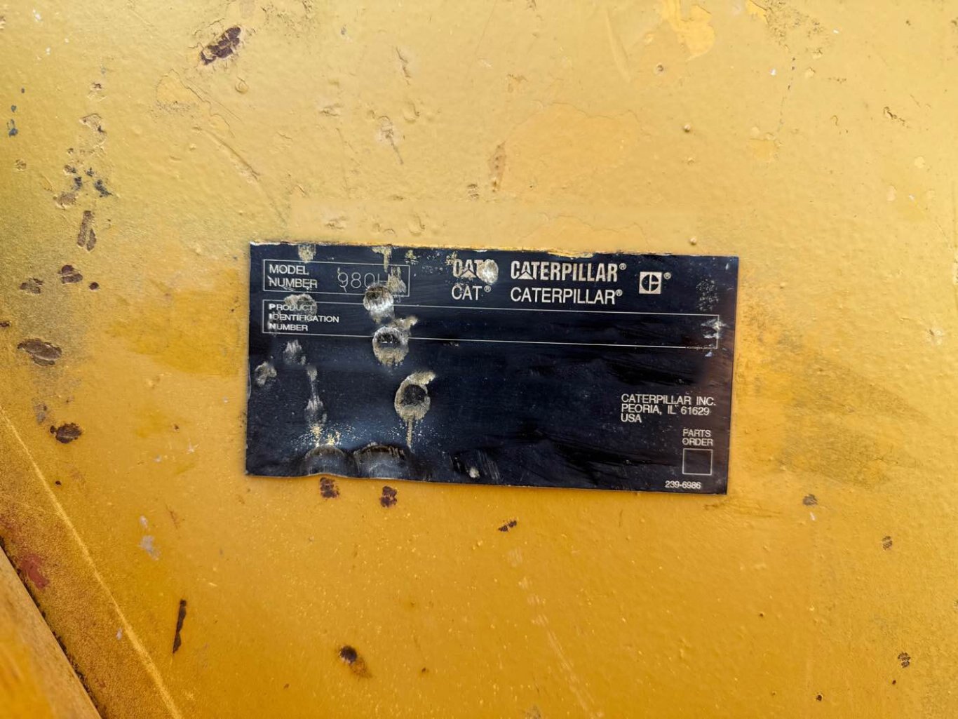 2005 CATERPILLAR 980H Wheel Loader #9592 JA
