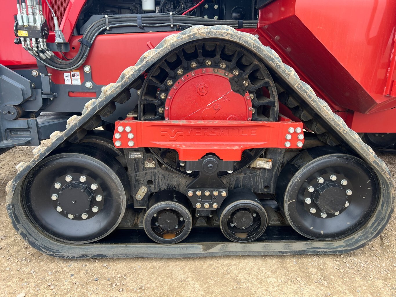 2014 Versatile 550DT Quad Track Tractor with 16 ft. Pitbull 3060AD Blade #9594 BP