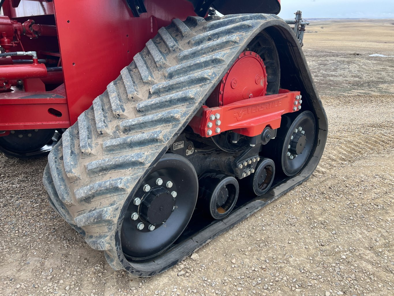2014 Versatile 550DT Quad Track Tractor with 16 ft. Pitbull 3060AD Blade #9594 BP
