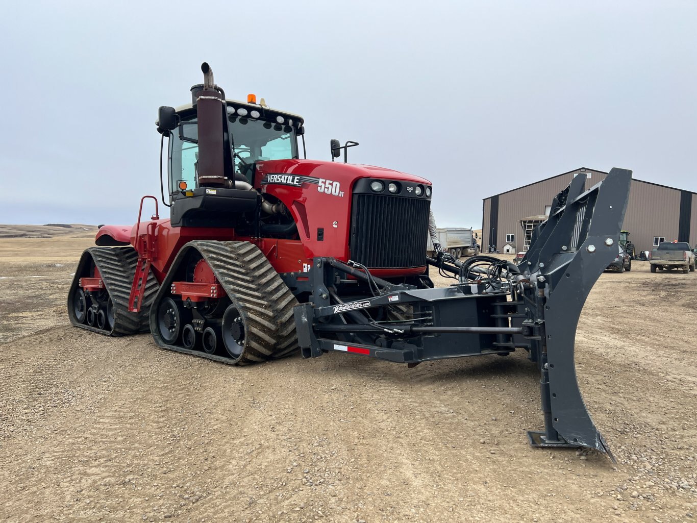 2014 Versatile 550DT Quad Track Tractor with 16 ft. Pitbull 3060AD Blade #9594 BP