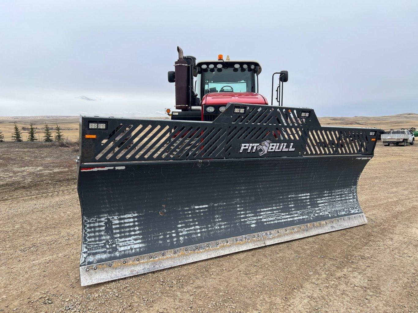 2014 Versatile 550DT Quad Track Tractor with 16 ft. Pitbull 3060AD Blade #9594 BP