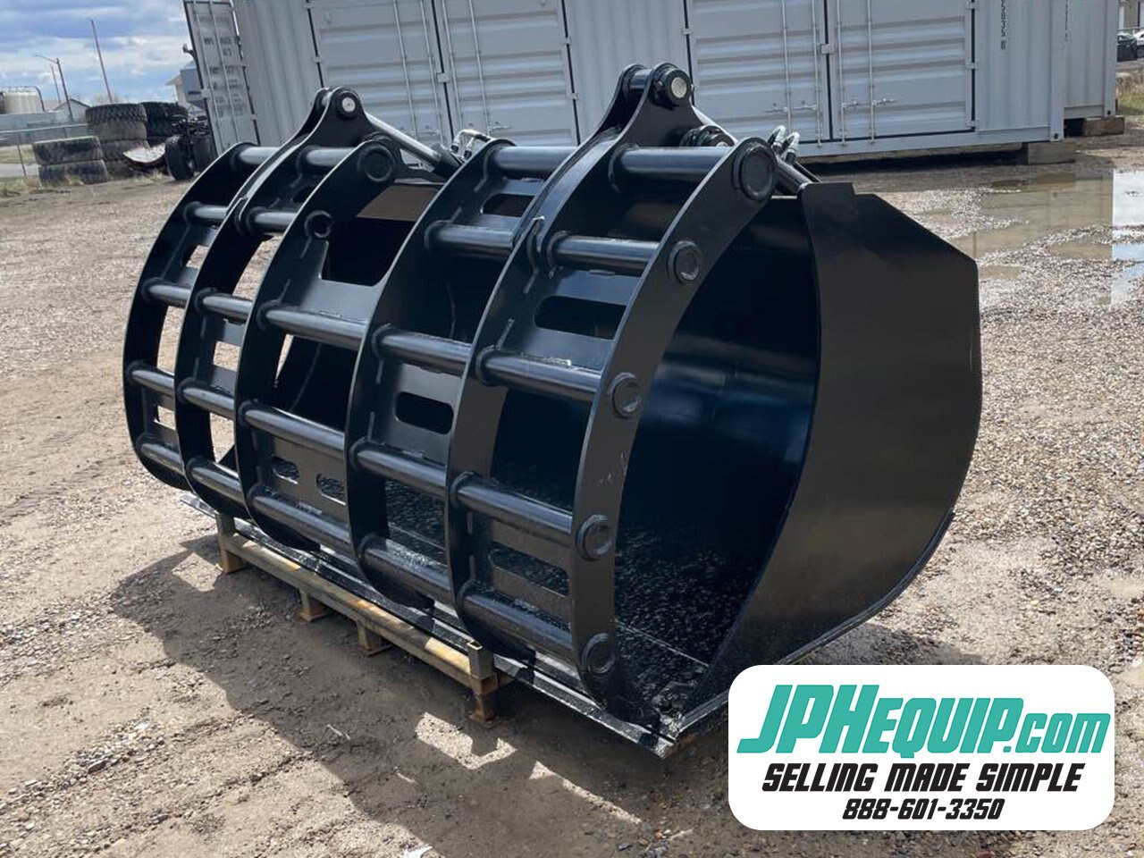 2025 Feedlot Grapple Bucket Wheel Loader JRB 416 #HJ416BF112 JPH