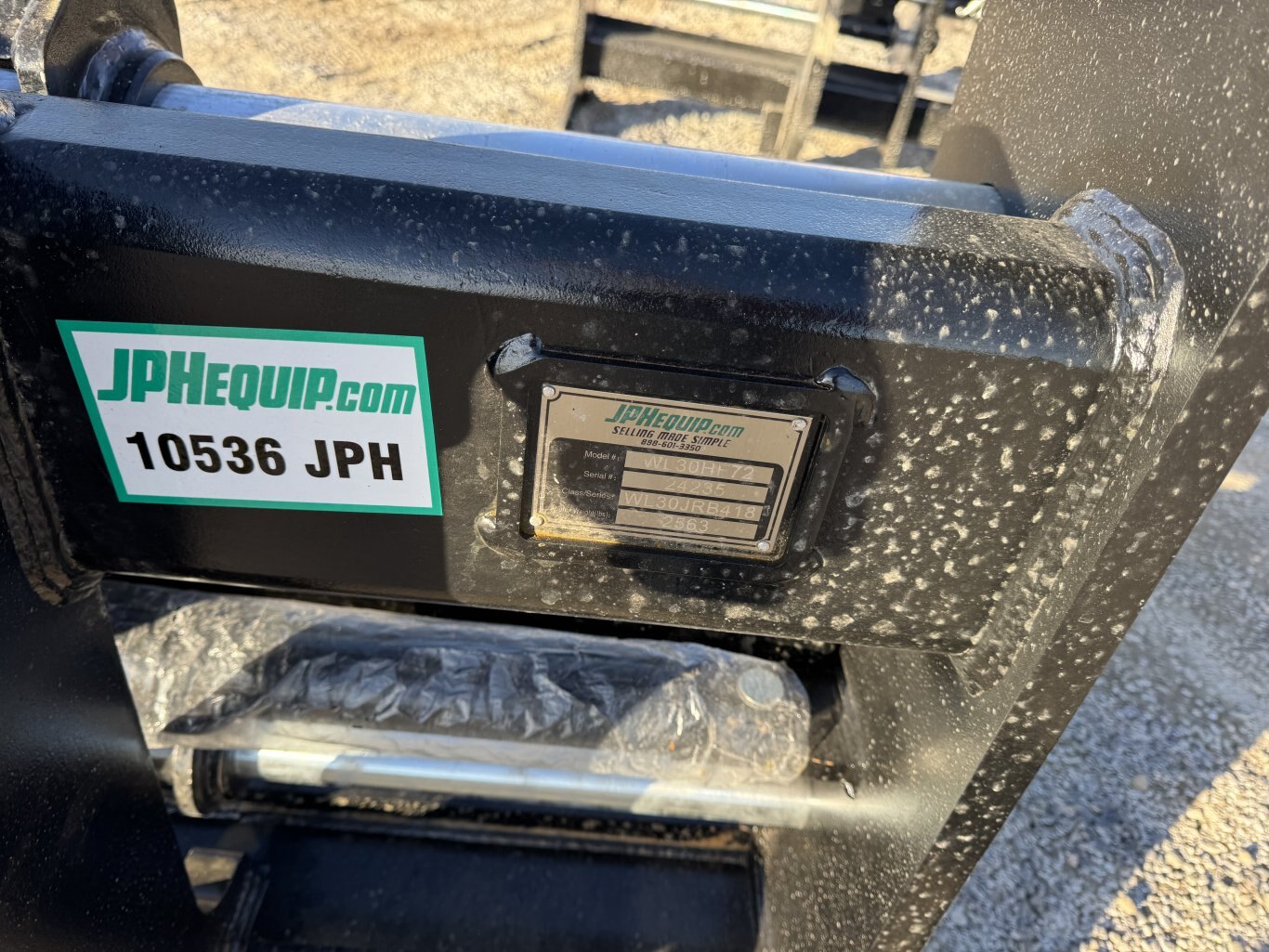 Wheel Loader Pallet Fork Carriage Hydraulic or Manual JRB 418 #WJ418FF72 JPH