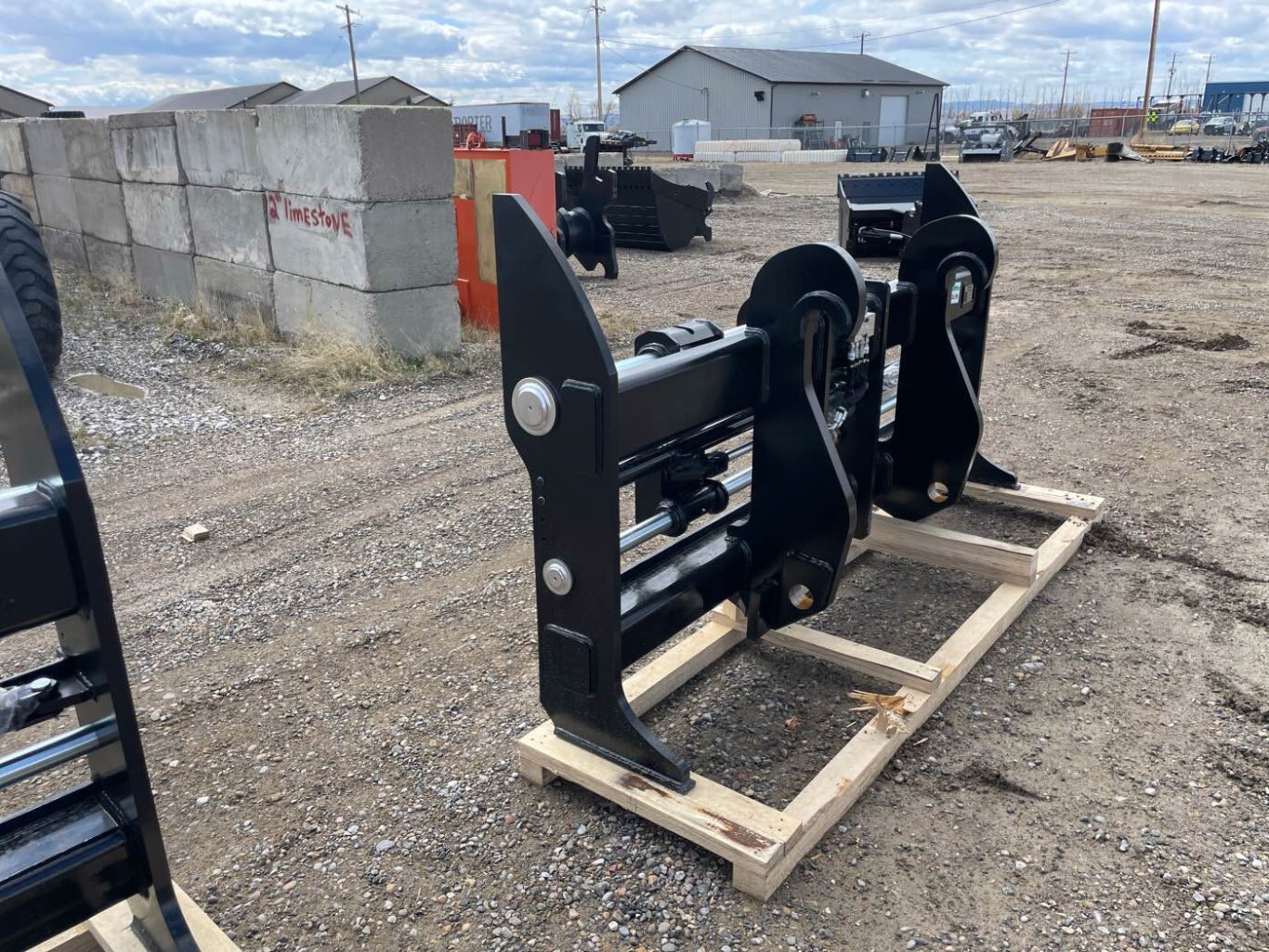 Wheel Loader Pallet Fork Carriage Hydraulic or Manual ISO 150 220 Series #WISO2PF102 JPH