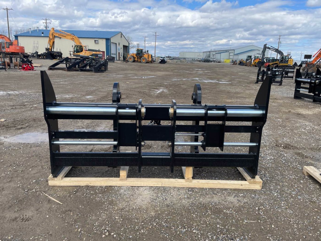 Wheel Loader Pallet Fork Carriage Hydraulic or Manual ISO 150 220 Series #WISO2PF102 JPH