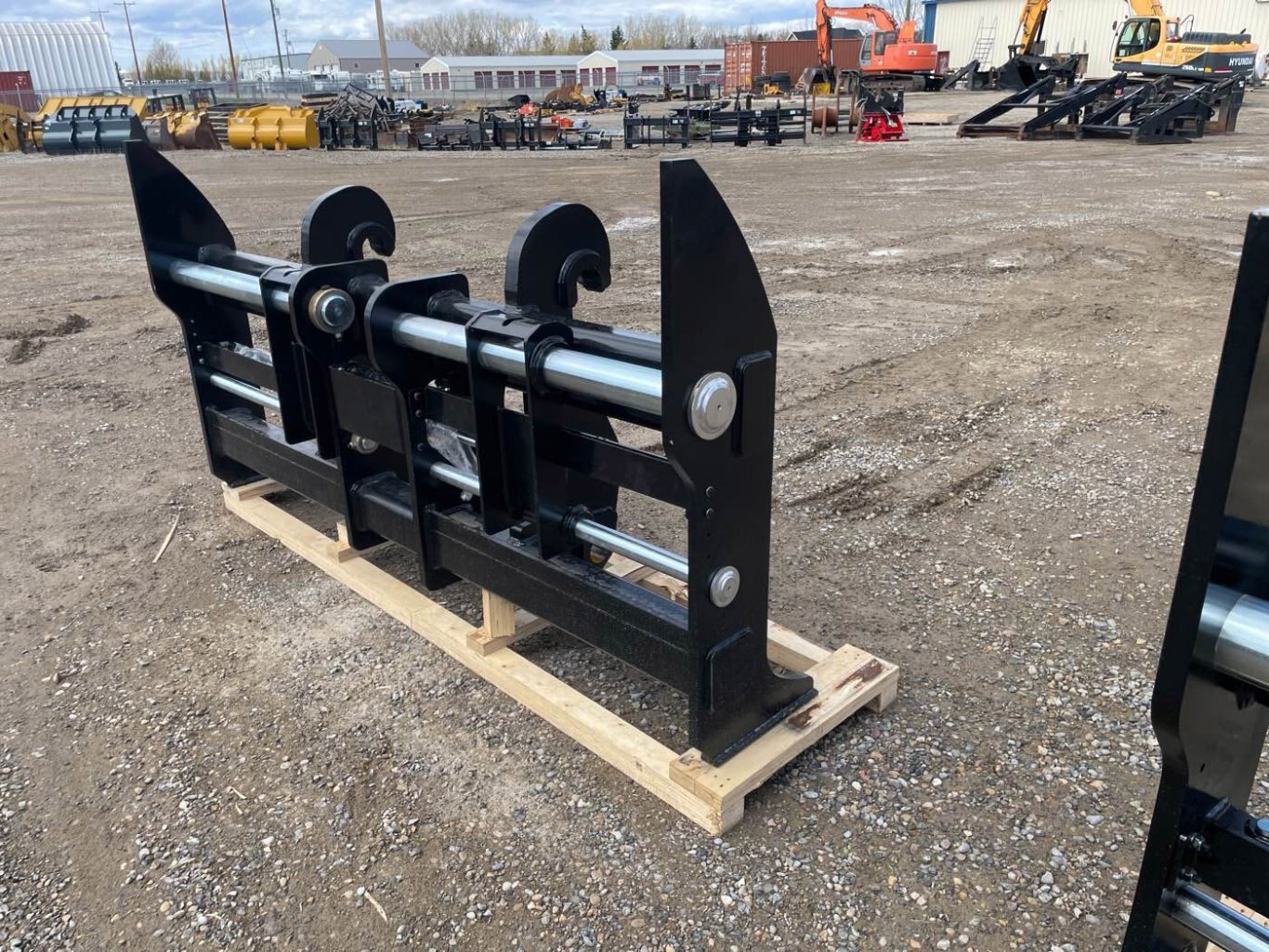 Wheel Loader Pallet Fork Carriage Hydraulic or Manual ISO 150 220 Series #WISO2PF102 JPH