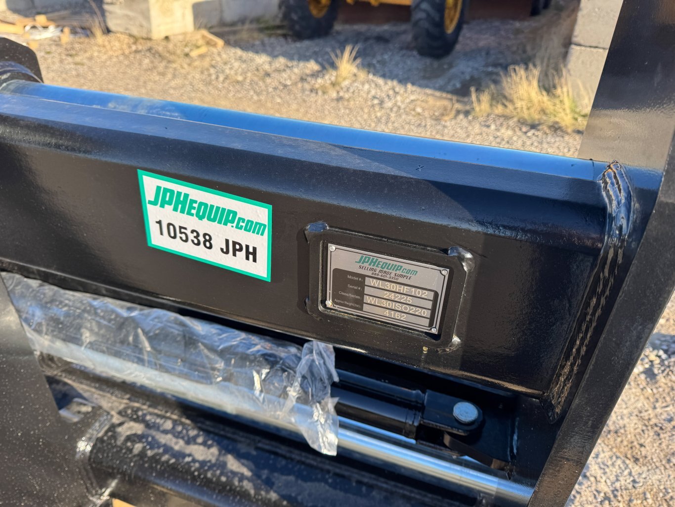 Wheel Loader Pallet Fork Carriage Hydraulic or Manual ISO 150 220 Series #WISO2PF102 JPH