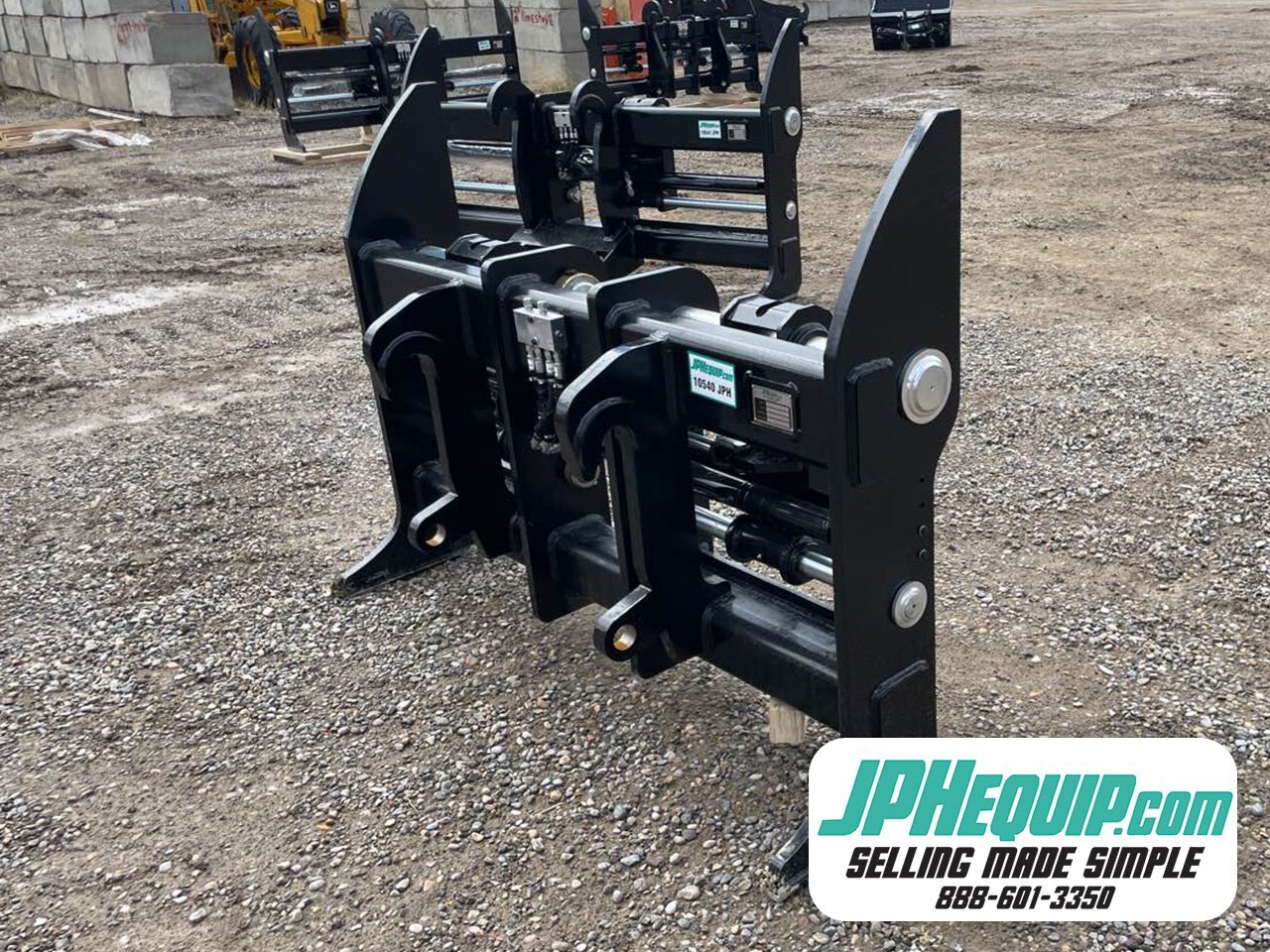 Wheel Loader Pallet Fork Carriage Hydraulic or Manual JRB 416 #10540 JPH