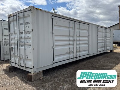 40 ft. seacan 1 front and 2 large side doors 1 trip #10547 JPH