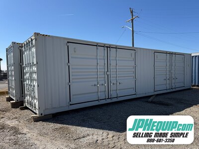 40 ft. seacan 1 front and 2 large side doors 1 trip #10548 JPH