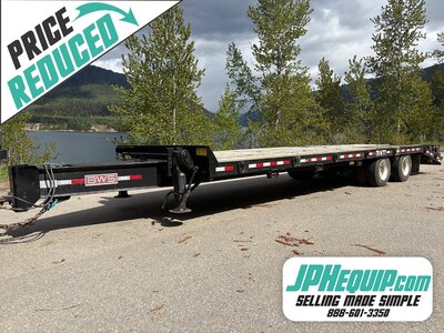 2022 BWS Flat Deck Trailer With Beaver Tail Ramps #9669 AS