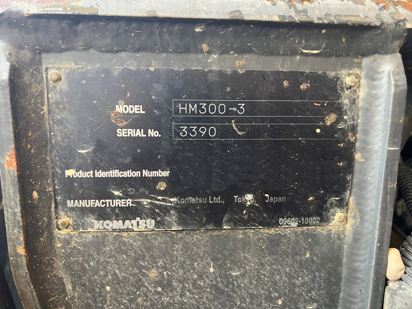 2013 Komatsu HM300 3 Rock Truck #9691 BP