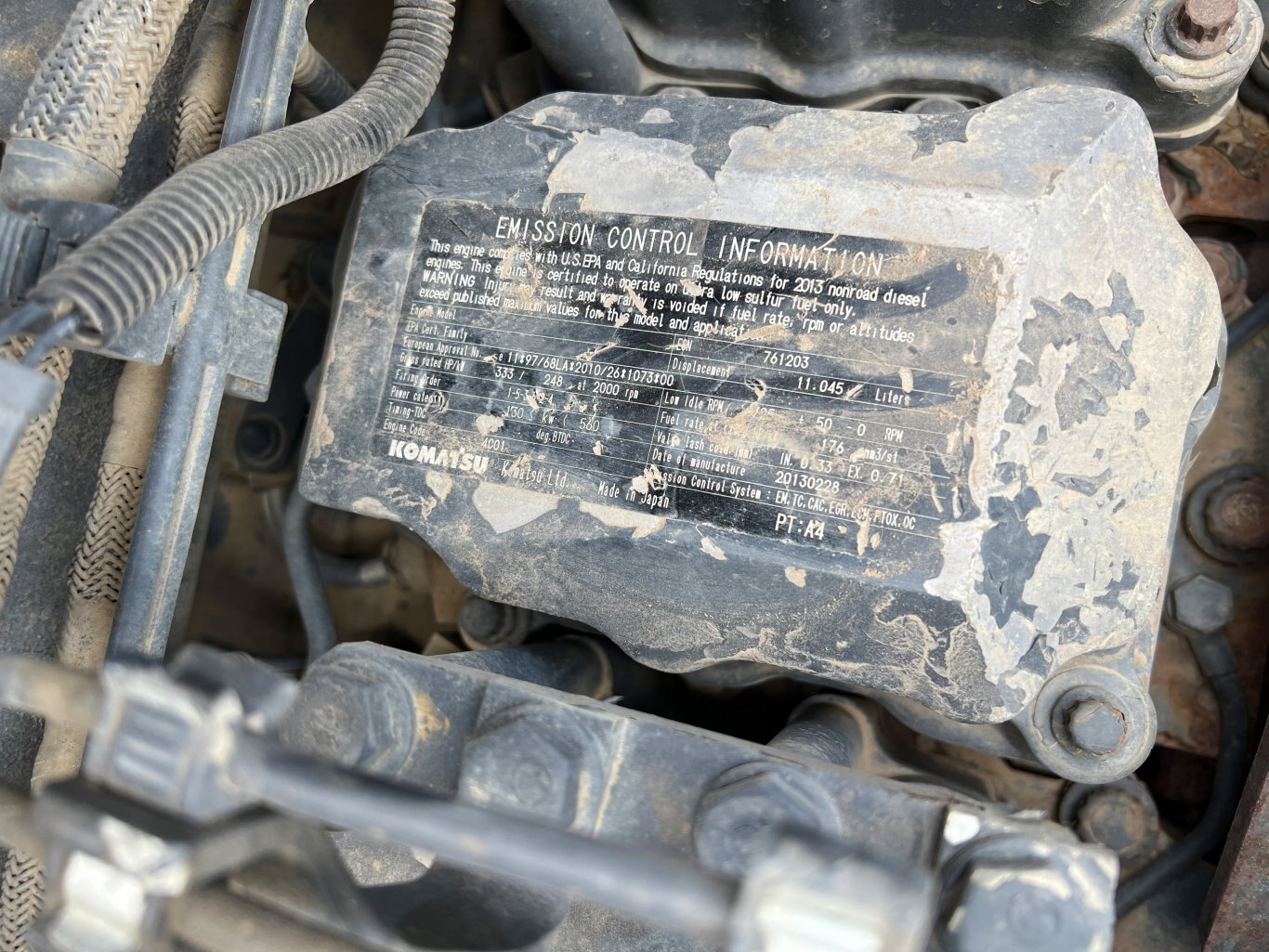 2013 Komatsu HM300 3 Rock Truck #9691 BP